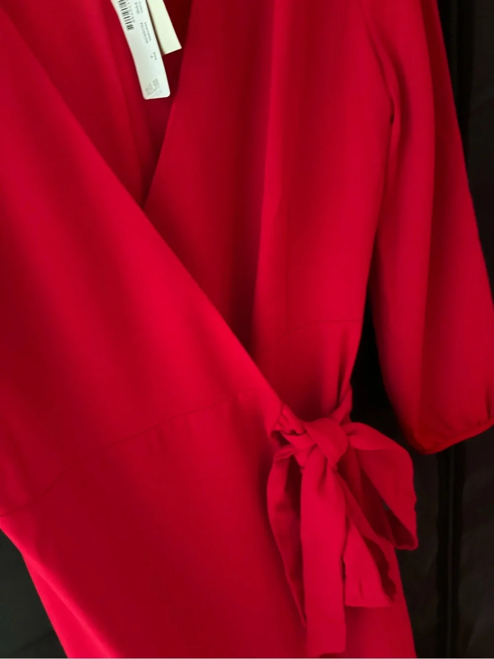 NWT J. Crew Red Wrap Dress